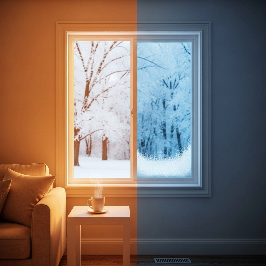 Homeowners comparing window replacement quotes and savings